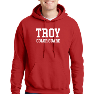 Troy Color Guard Red Hoodie