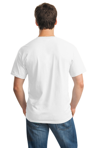 White T-Shirt Back